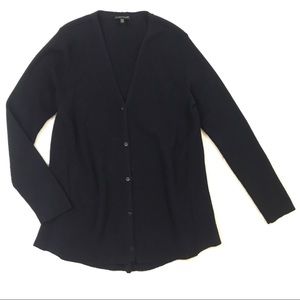 Eileen Fisher small navy blue cardigan